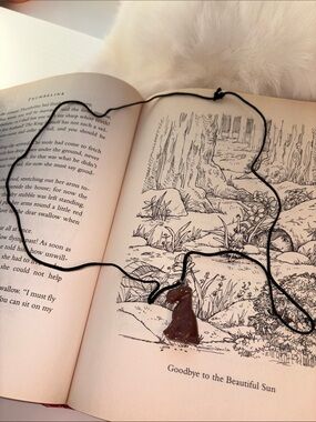 ❤️‍🔥3/10$ Handmade Brown Dog Stone Pendant Necklace